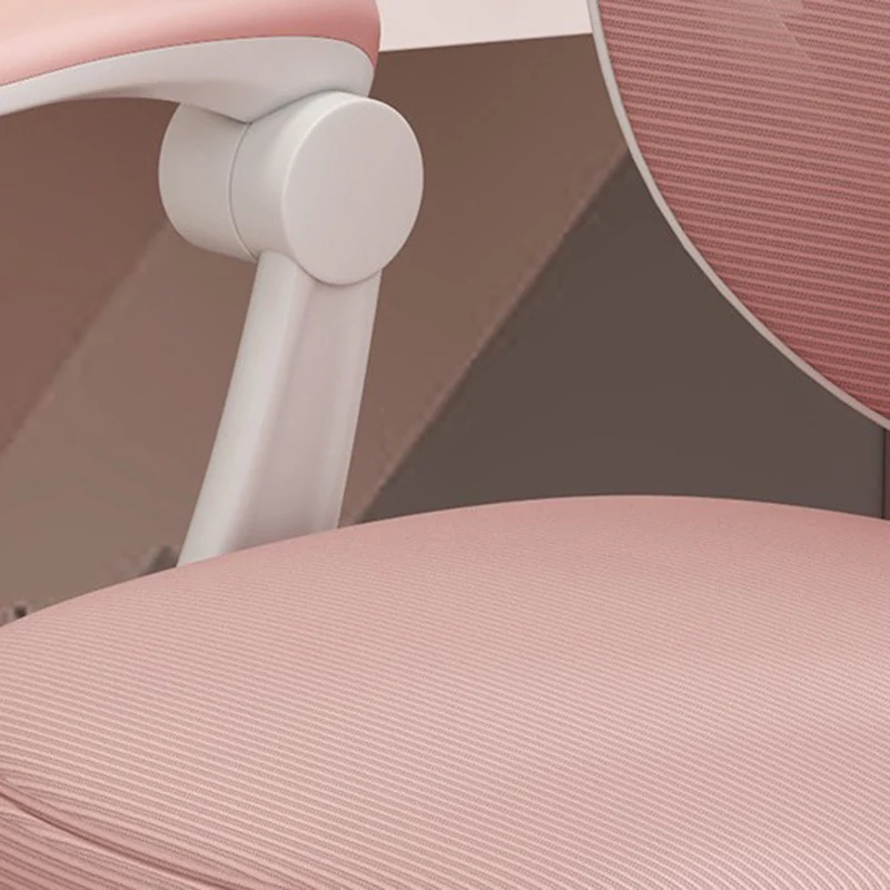 Modern Simplicity Round Cushion Fabric PP Desk Chair Backrest Armrest For Home Office