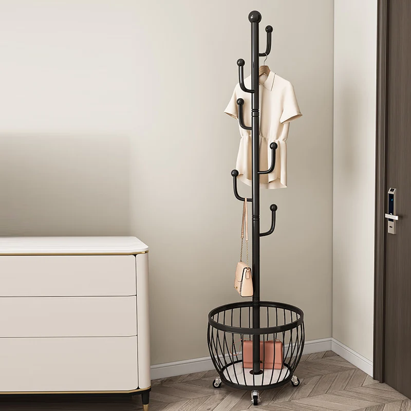 Modern Art Deco Tree Branch Carbon Steel 4/6-Pole Movable Storage Cabinet For Bedroom