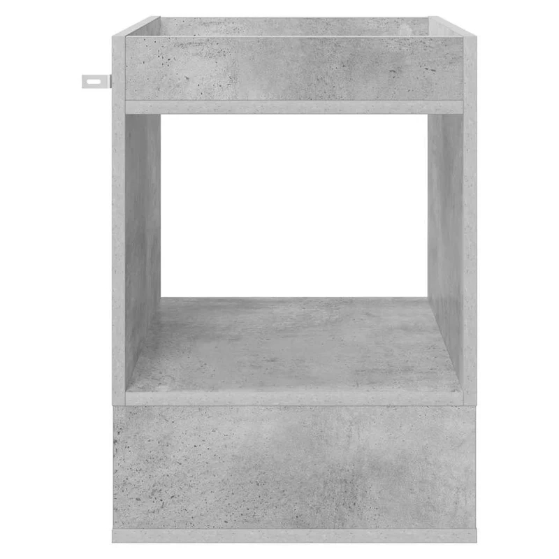 Mesa de apoio 2 unid. Cinzento 40 x 40 x 56 cm