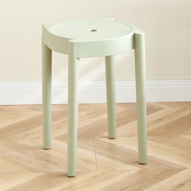 Modern Minimalist Plastic Round Chair For Living Room