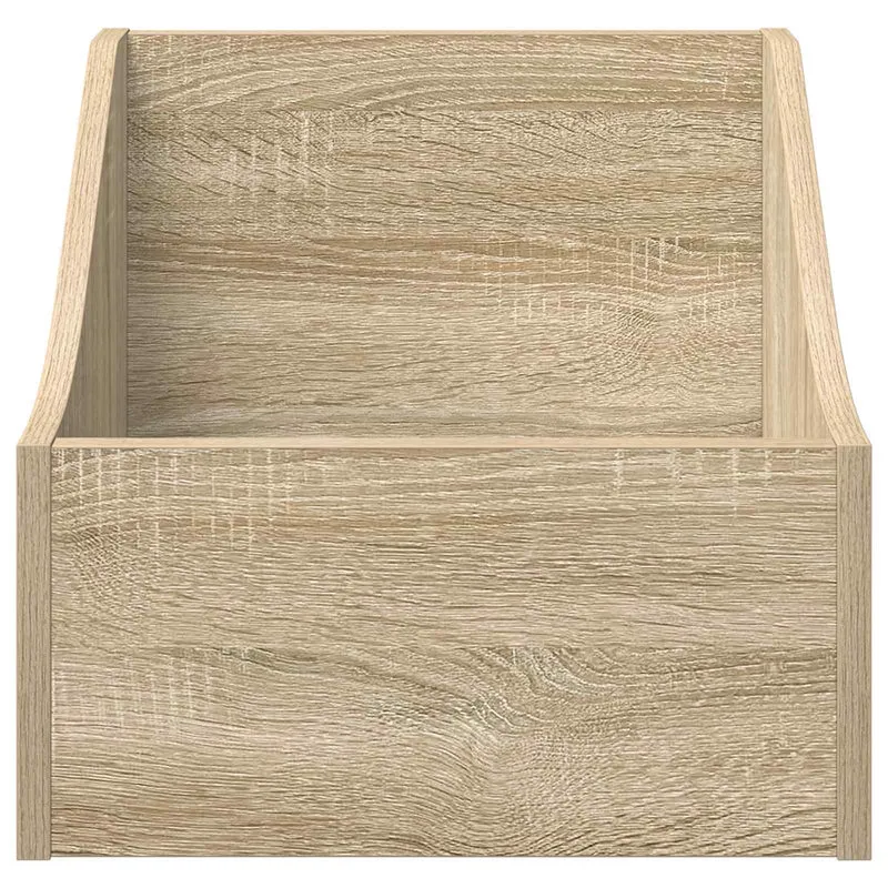 Caixa de Discos LP 2 unid. Carvalho Sonoma 37 x 33 x 32 cm