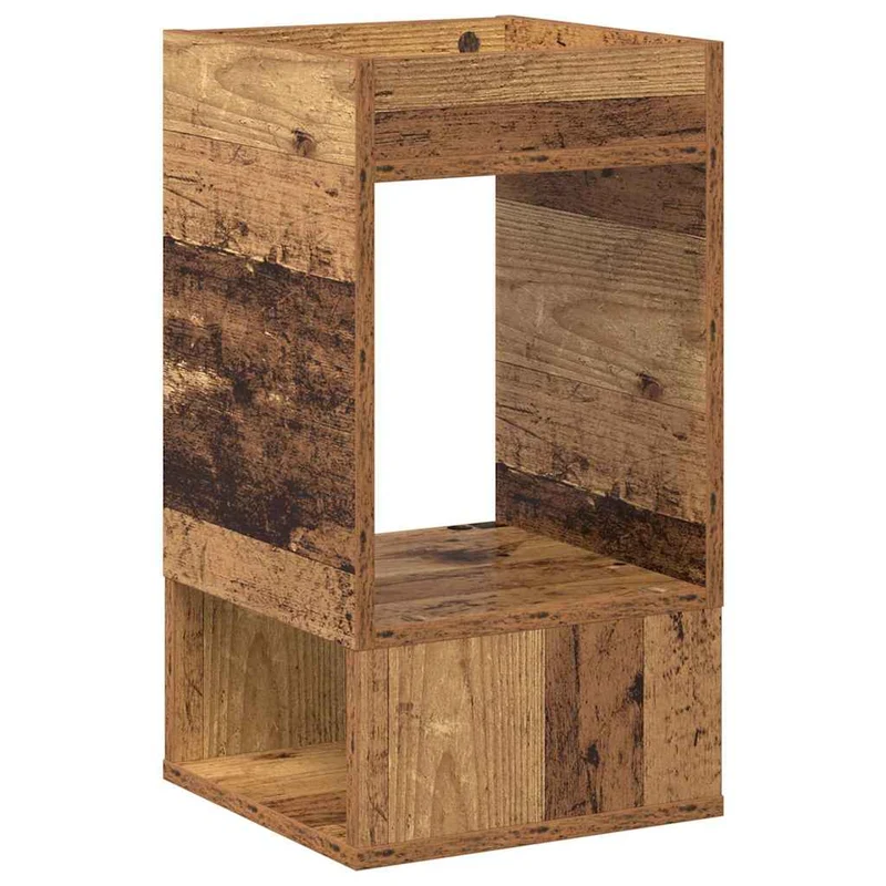 Mesa de apoio 2 unid. Madeira antiga 30 x 30 x 56 cm
