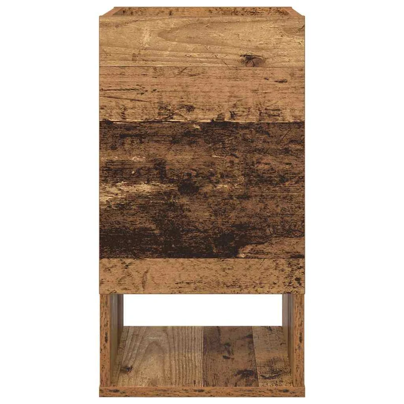 Mesa de apoio 2 unid. Madeira antiga 30 x 30 x 56 cm