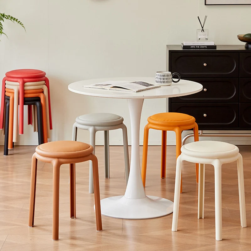 Modern Minimalist PP Round Chair For Living Room