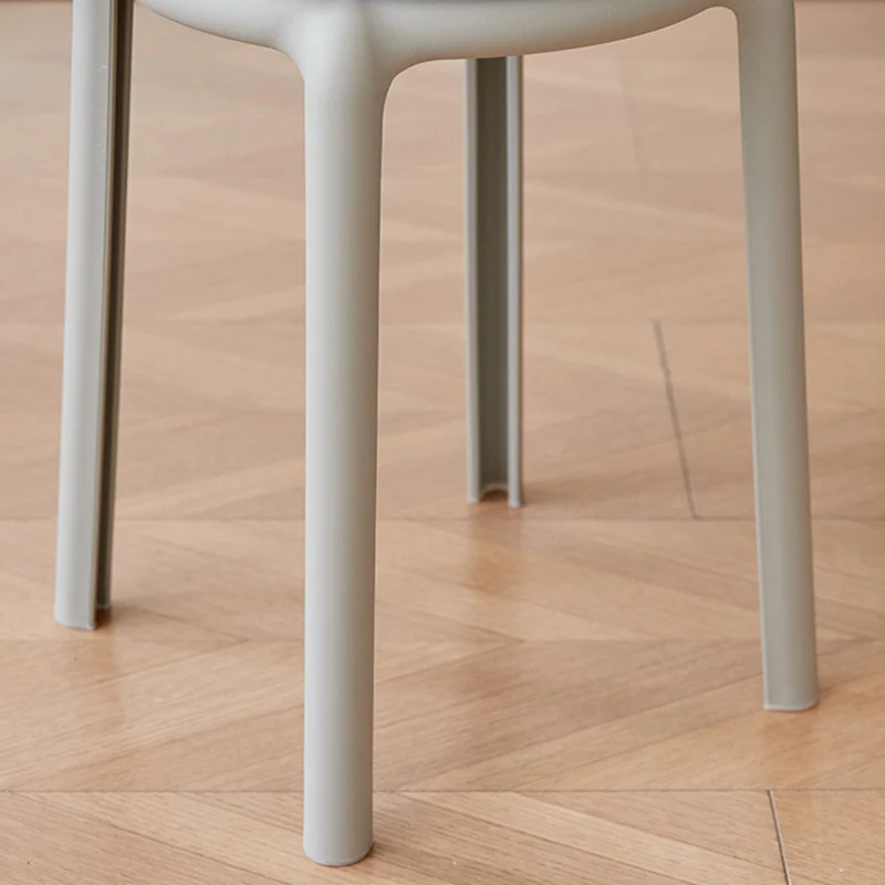 Modern Minimalist PP Round Chair For Living Room
