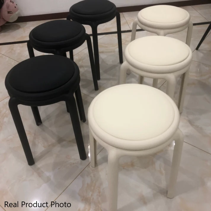 Modern Minimalist PP Round Chair For Living Room