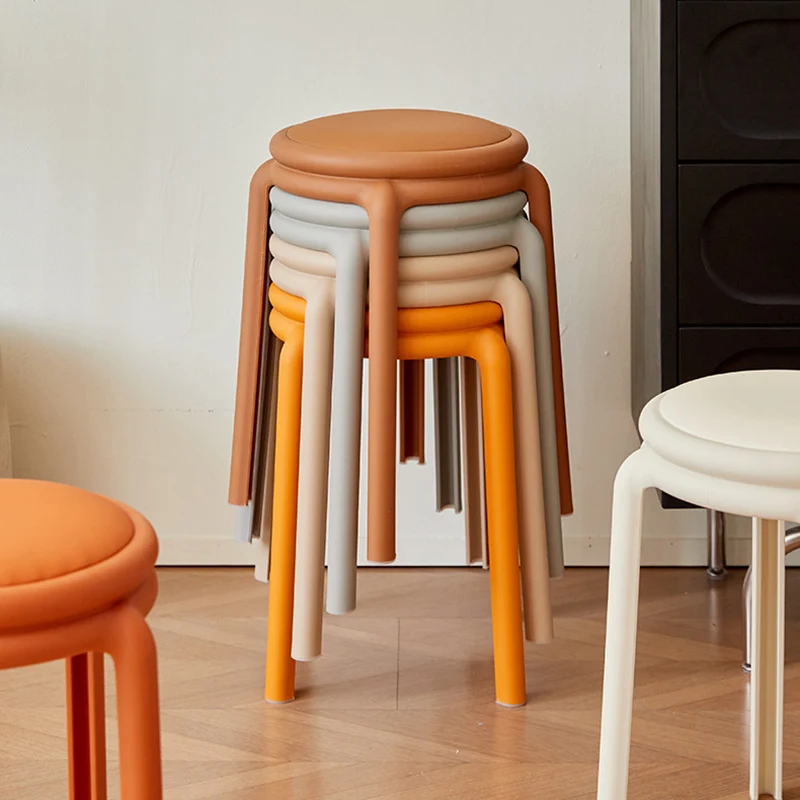 Modern Minimalist PP Round Chair For Living Room