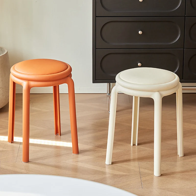 Modern Minimalist PP Round Chair For Living Room