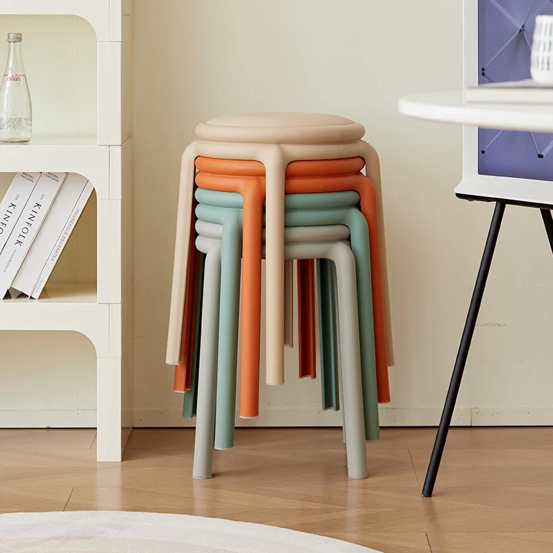 Modern Minimalist PP Round Chair For Living Room