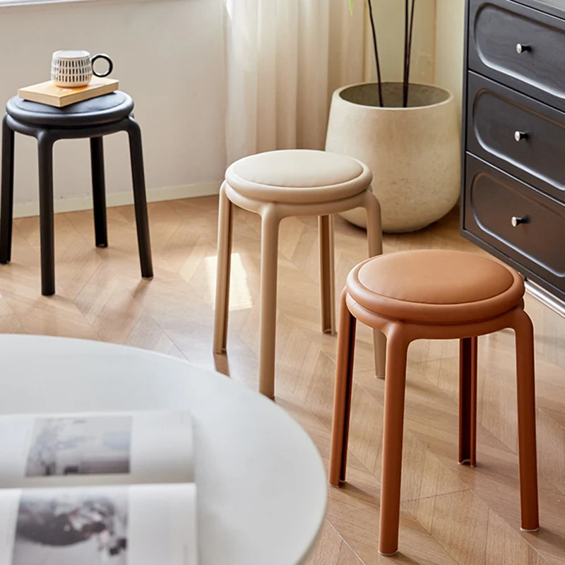 Modern Minimalist PP Round Chair For Living Room