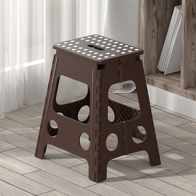 Contemporary Nordic PP Spot Foldable Portable Chair Backless Armless For Living Room