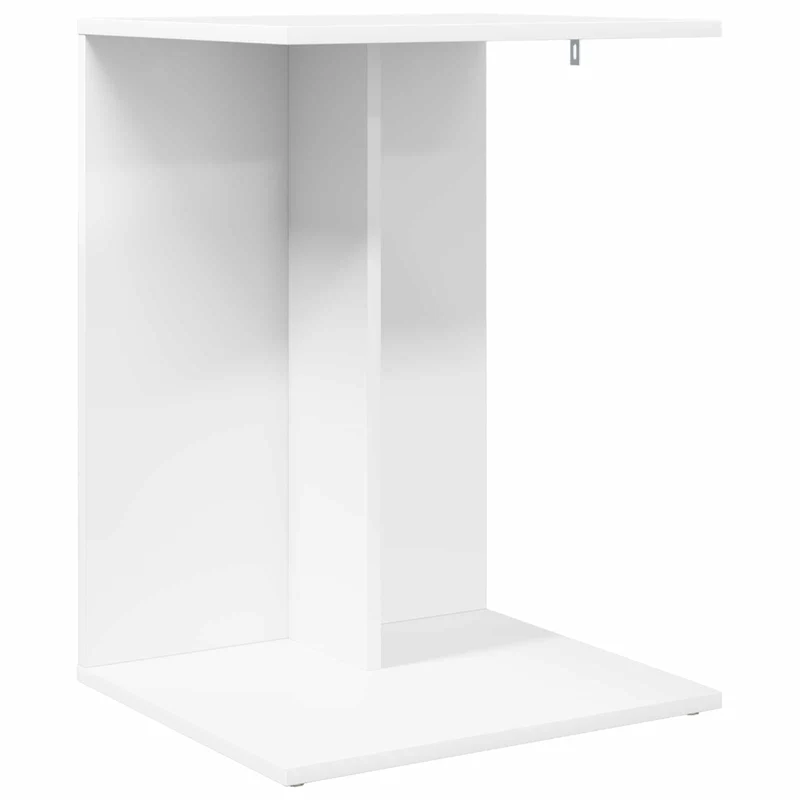 Mesa Lateral Branco 45 x 40 x 62,5 cm Derivados de Madeira
