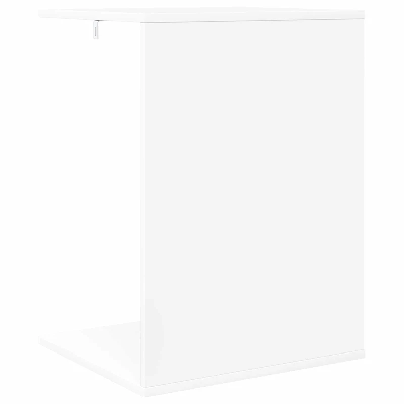 Mesa Lateral Branco 45 x 40 x 62,5 cm Derivados de Madeira
