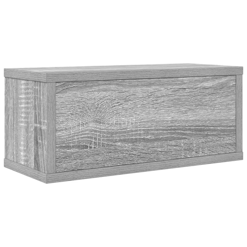 Suporte para CDs Sonoma cinzento 40 x 17 x 17 cm