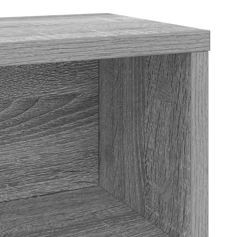 Suporte para CDs Sonoma cinzento 40 x 17 x 17 cm