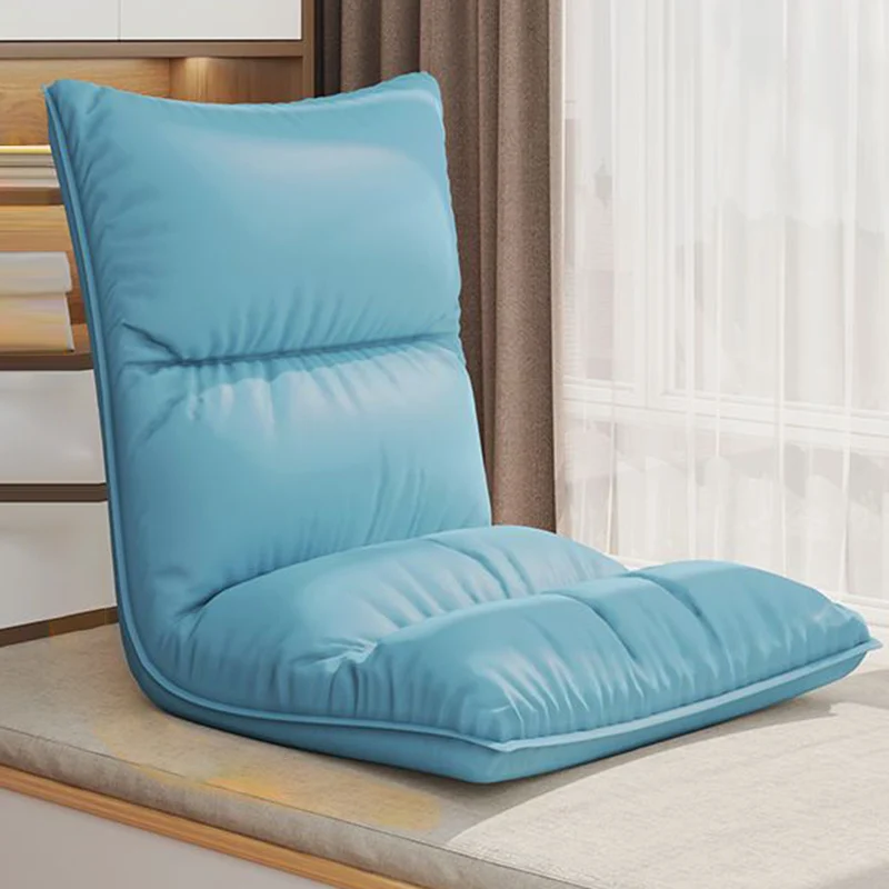 Modern Simplicity Synthetic Fabric Artificial Leather Sponge Cotton Rectangular Adjustable Back Chair Armrest For Bedroom