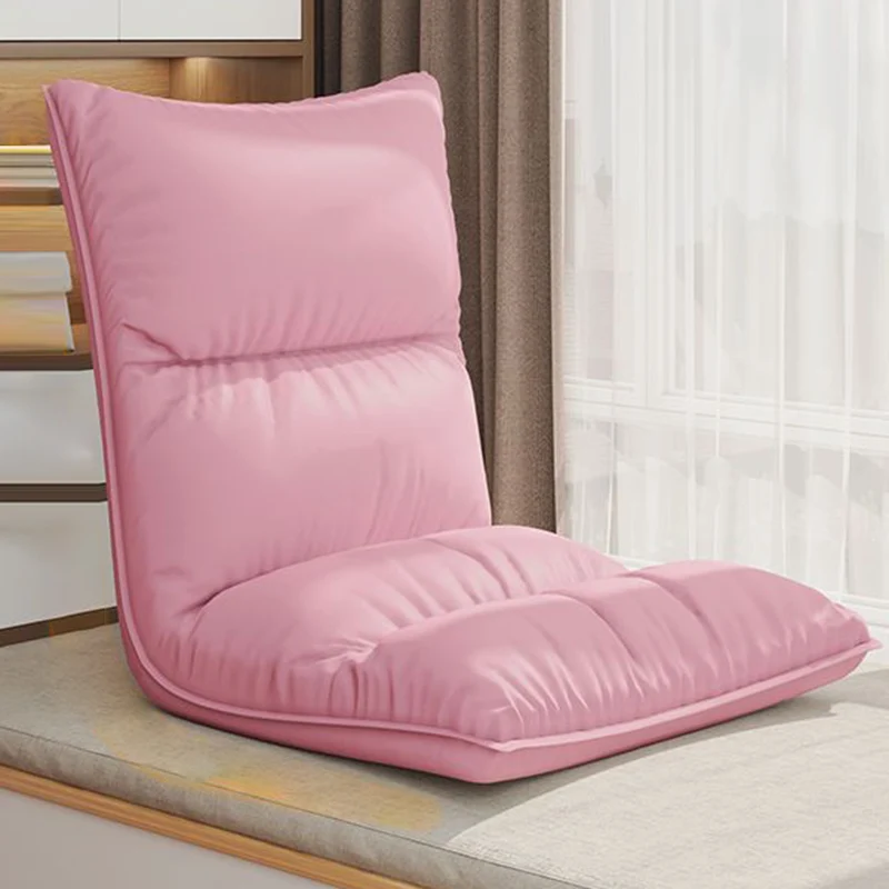 Modern Simplicity Synthetic Fabric Artificial Leather Sponge Cotton Rectangular Adjustable Back Chair Armrest For Bedroom