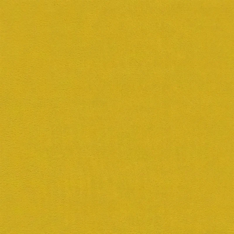 Chaise-longue com apoio de braço direito veludo amarelo
