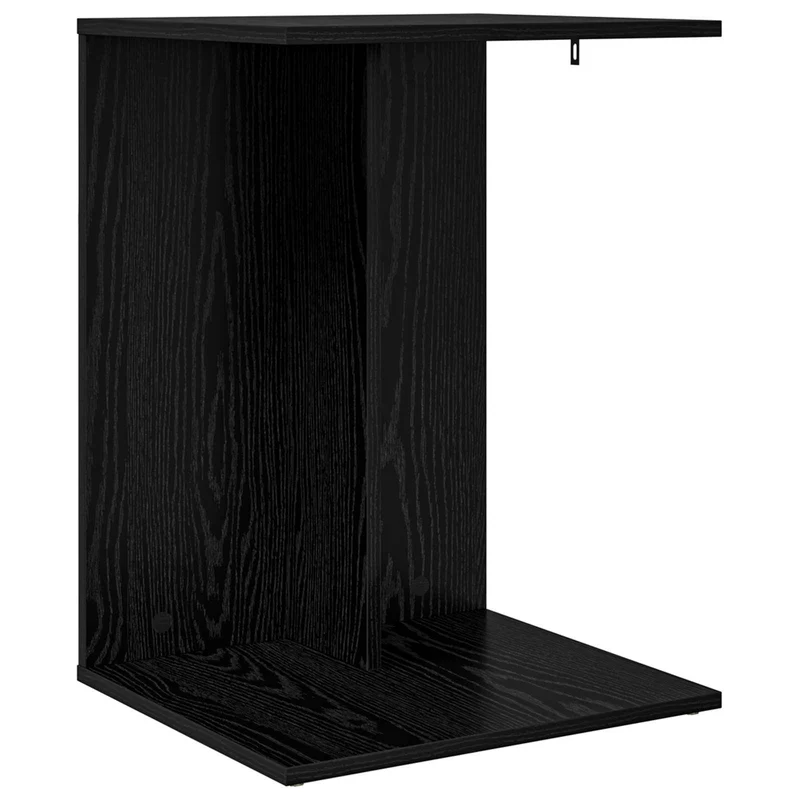 Mesa Lateral Carvalho Preto 45 x 40 x 62,5 cm