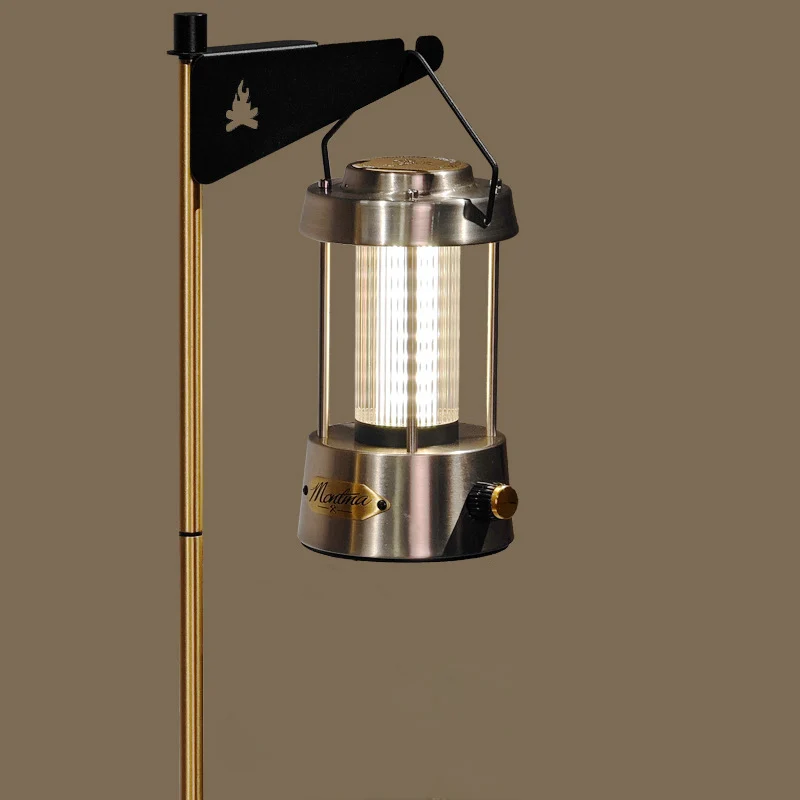Contemporary Industrial Metal Acrylic Copper Linear USB LED Table Lamp for Home Office