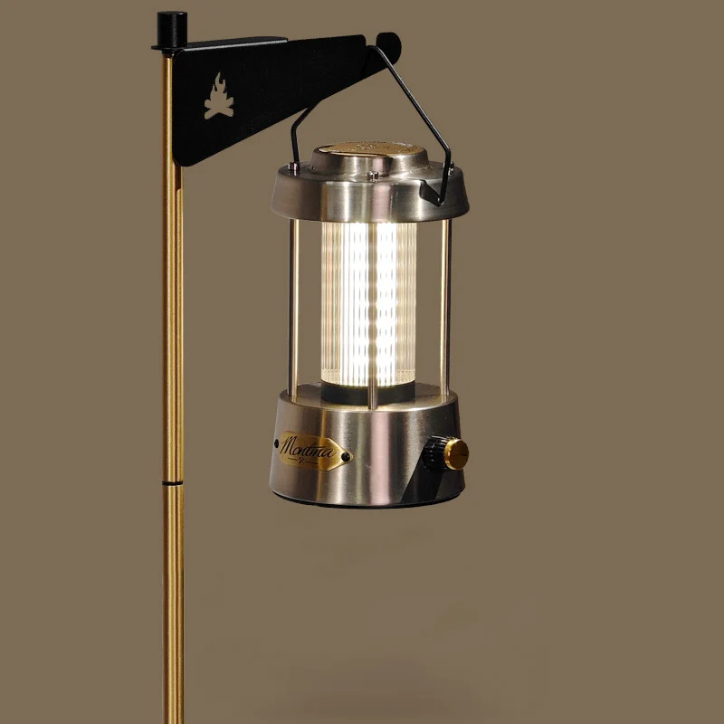 Contemporary Industrial Metal Acrylic Copper Linear USB LED Table Lamp for Home Office