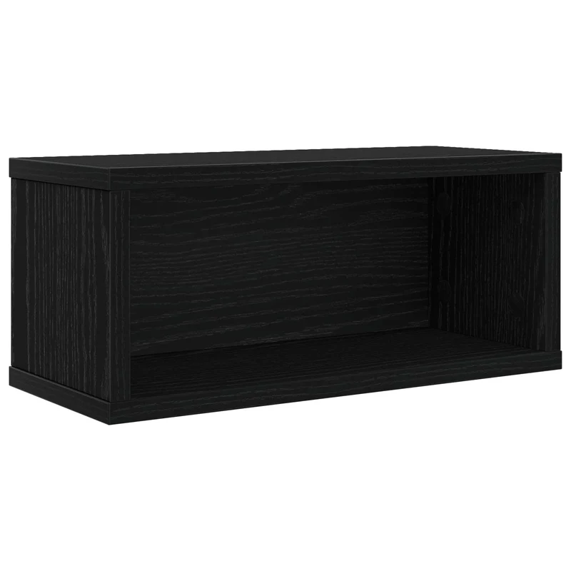 Suporte para CDs Carvalho Preto 40 x 17 x 17 cm