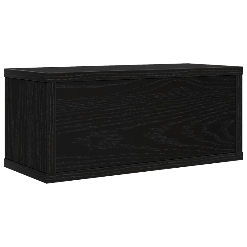 Suporte para CDs Carvalho Preto 40 x 17 x 17 cm