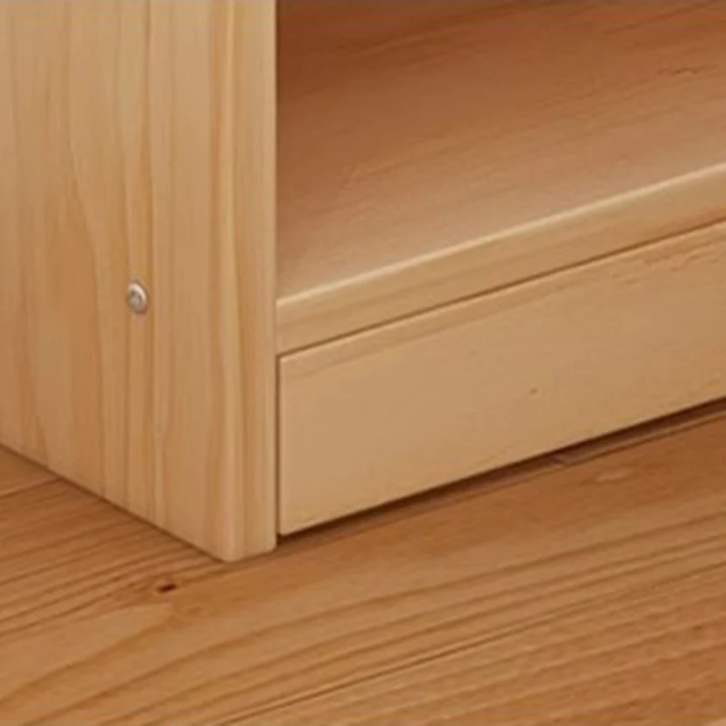 Modern Minimalist Square Pine Wood Composite Board Acrylic Storage Cabinet 1/2-Cabinet For Study