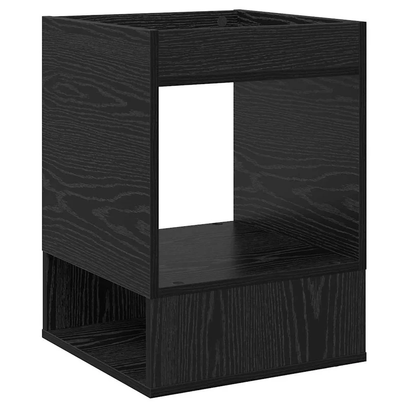 Mesa de apoio Carvalho Preto 40 x 40 x 56 cm
