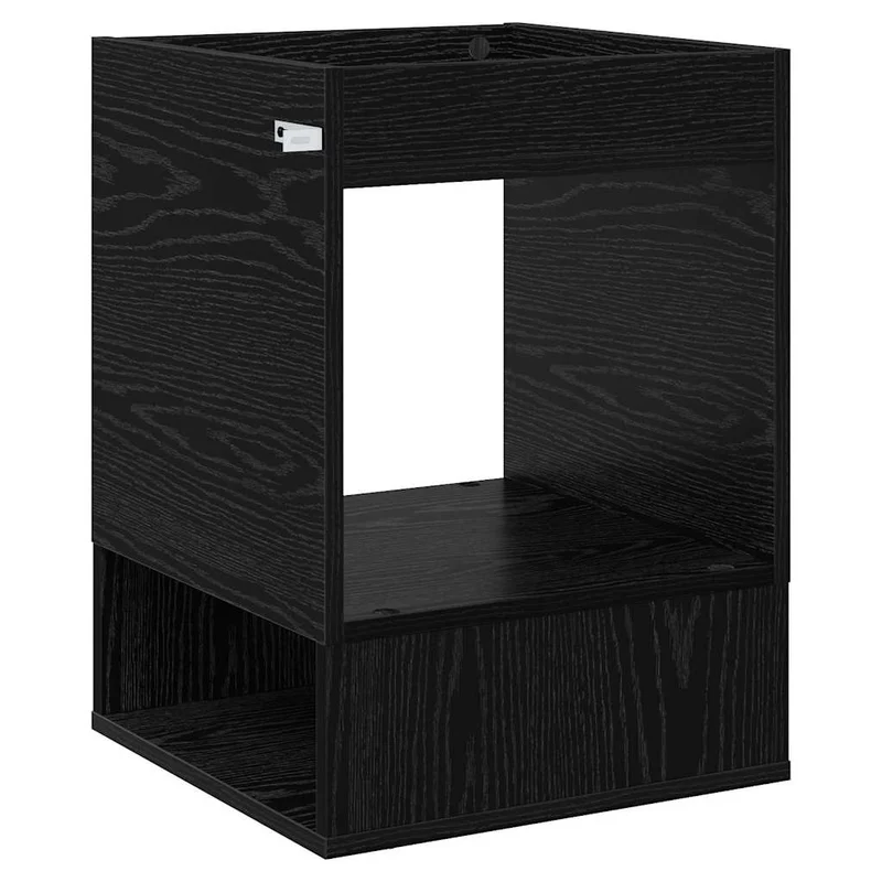 Mesa de apoio Carvalho Preto 40 x 40 x 56 cm