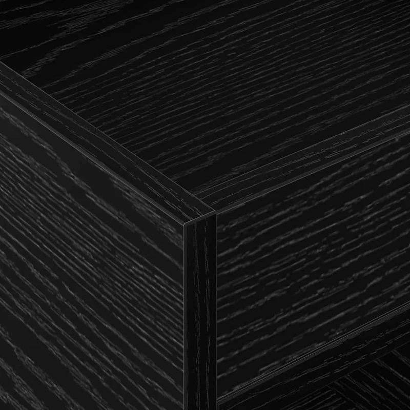 Mesa de apoio Carvalho Preto 40 x 40 x 56 cm