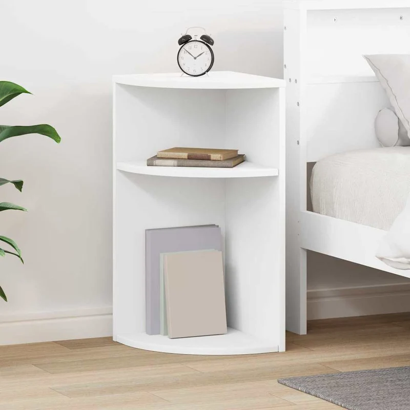 Mesa de apoio 29,5 x 29,5 x 60 cm Derivados de Madeira Branco