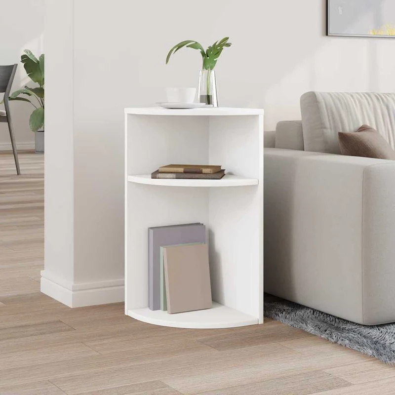 Mesa de apoio 29,5 x 29,5 x 60 cm Derivados de Madeira Branco