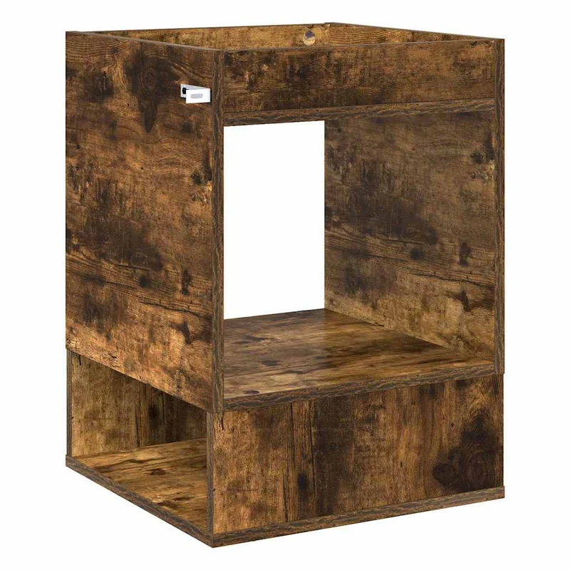 Mesa de apoio Carvalho Defumado 40 x 40 x 56 cm