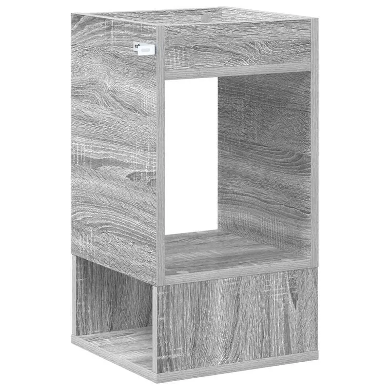 Mesa de apoio Cinzento Sonoma 30 x 30 x 56 cm Derivados de Madeira