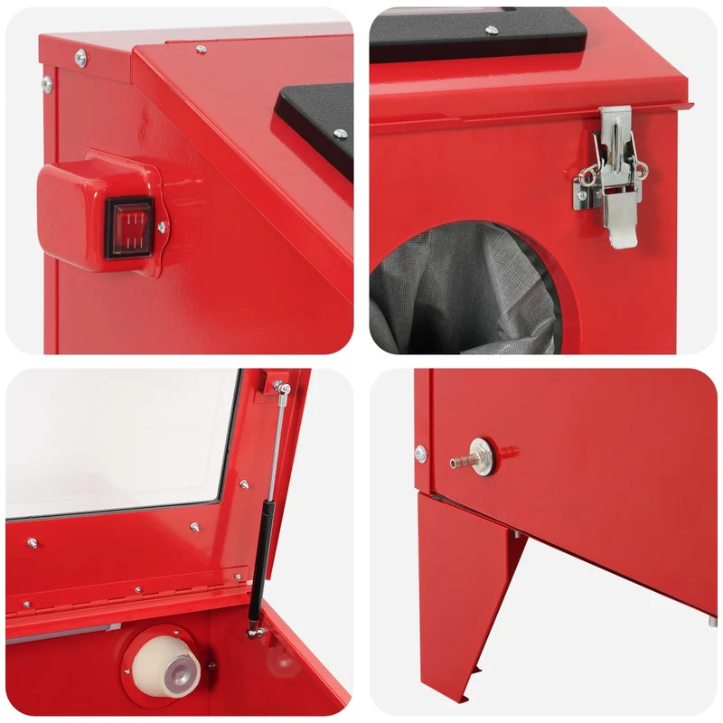 Cabine de Jateamento 150 L 125 PSI Aço laminado a frio