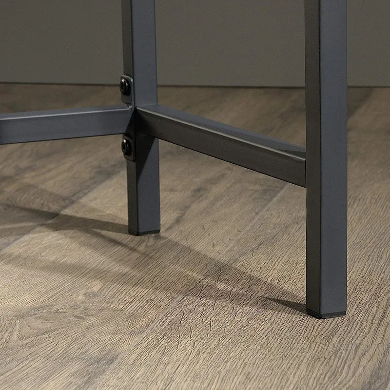 Modern Minimalist Rectangular Carbon Steel MDF Console Table 1-Tier For Living Room