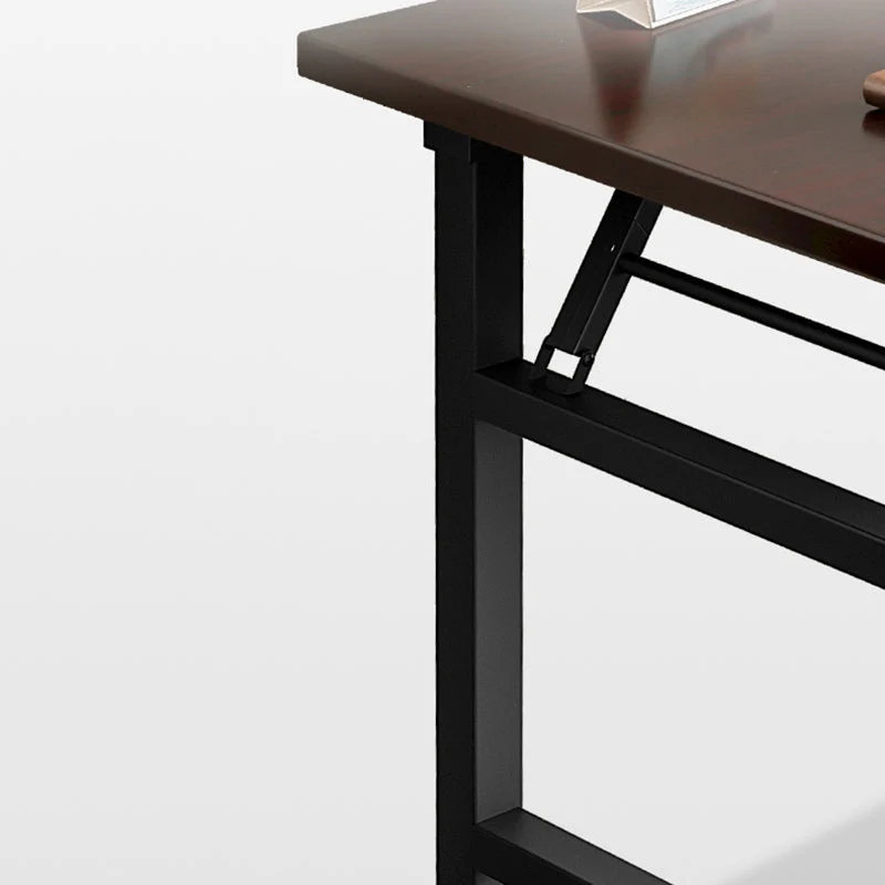 Modern Simplicity Rectangular MDF Carbon Steel Desks Foldable For Home Office