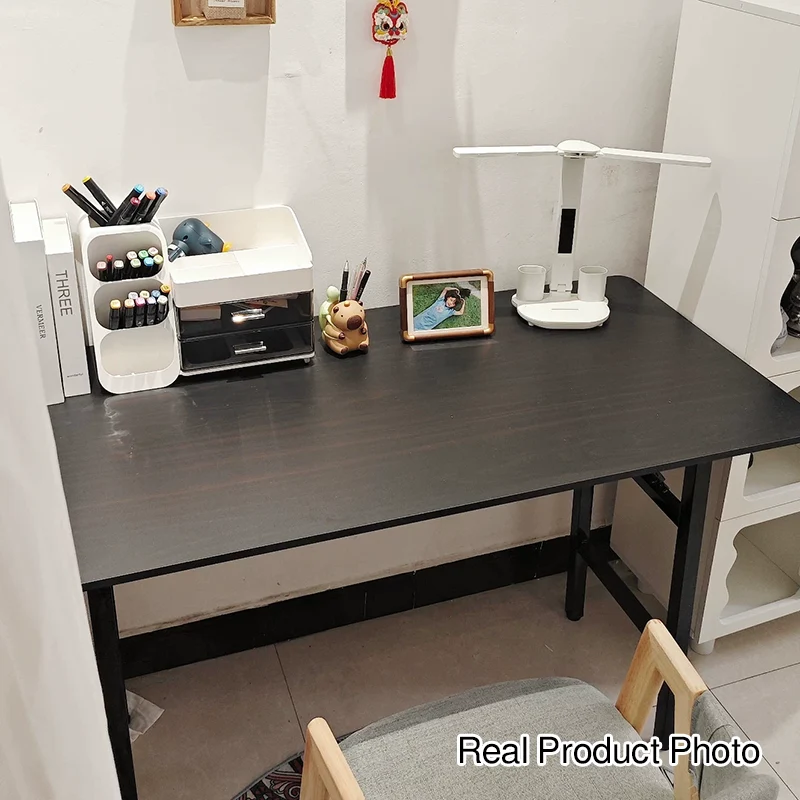 Modern Simplicity Rectangular MDF Carbon Steel Desks Foldable For Home Office