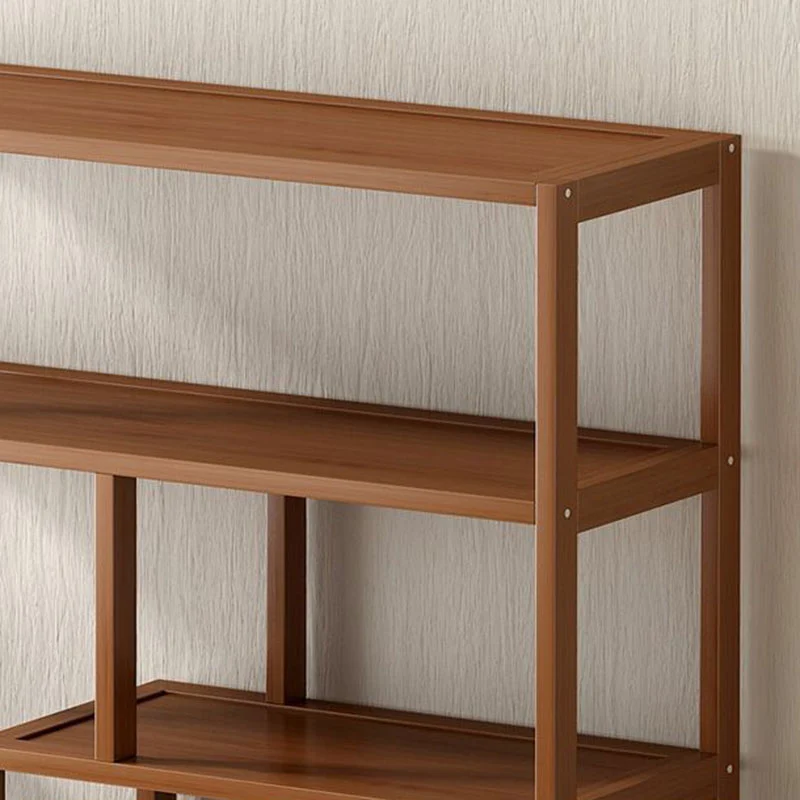 Traditional Chinese Rectangular Bamboo Medium Density Fiberboard Storage Cabinet 1-Cabinet For Living Room