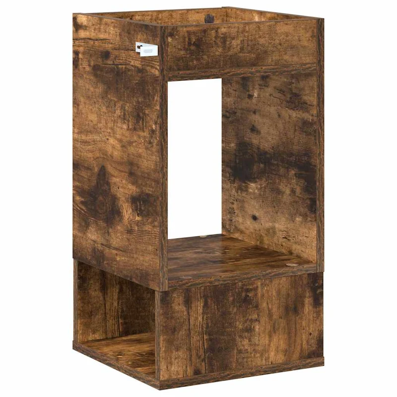 Mesa de apoio Carvalho Defumado 30 x 30 x 56 cm