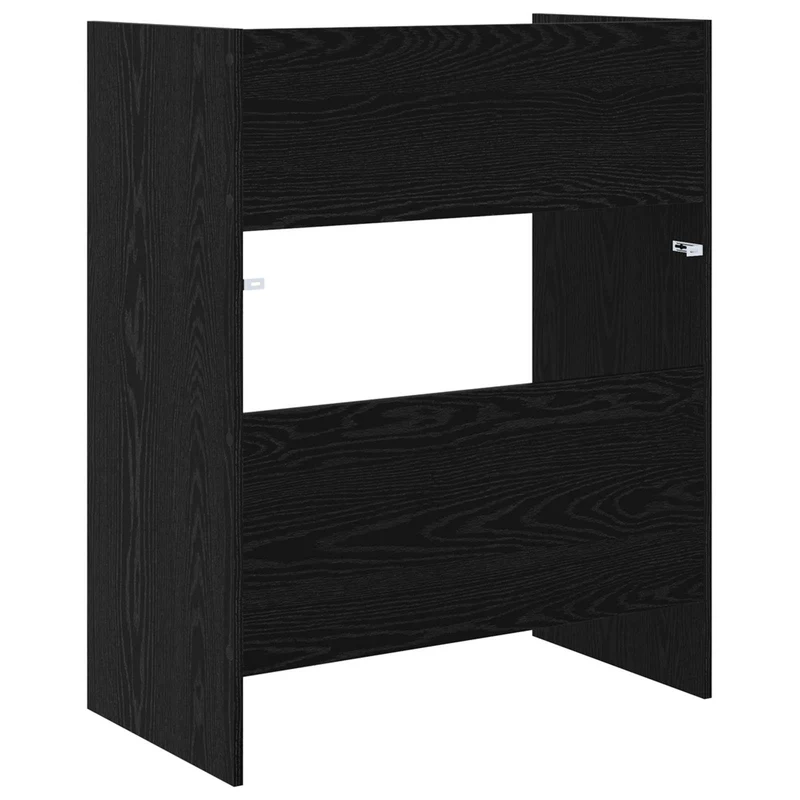 Mesa de DJ Carvalho Preto 82 x 45 x 102 cm Derivados de Madeira