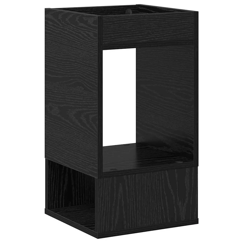 Mesa de apoio Carvalho Preto 30 x 30 x 56 cm