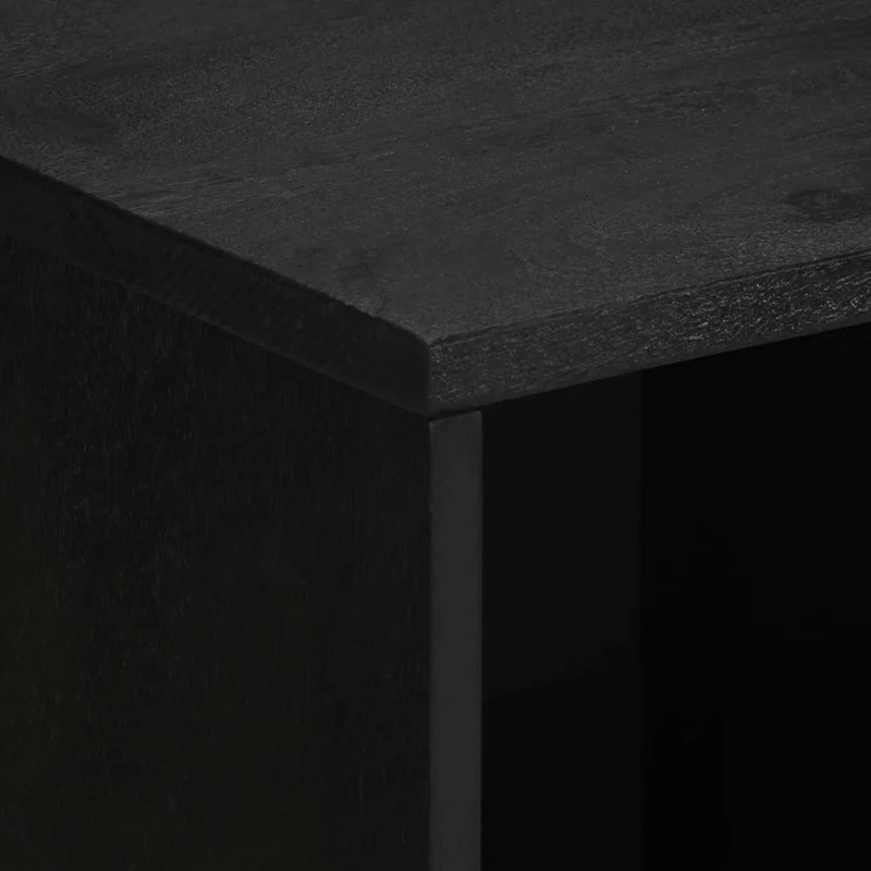 Aparador 80x33x75 cm derivados de madeira preto