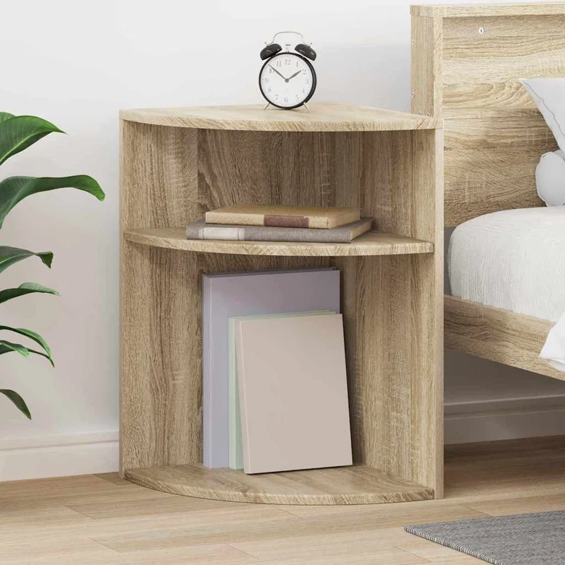 Mesa de apoio Carvalho Sonoma 39,7 x 39,7 x 60 cm