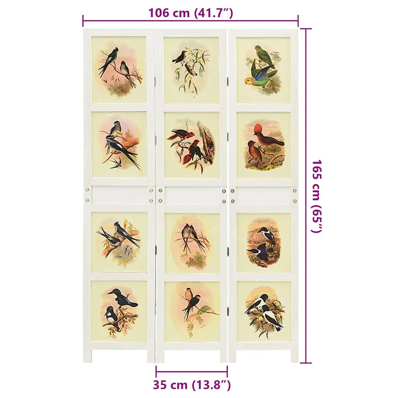 Painel Romdivider Branco 106 x 165 cm MDF