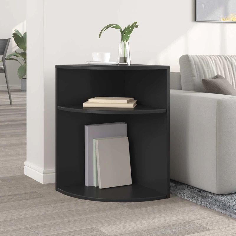 Mesa de apoio Preto 39,7 x 39,7 x 60 cm Derivados de Madeira