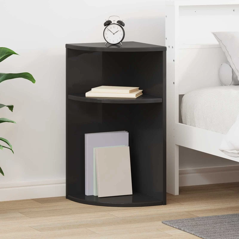 Mesa de apoio 29,5 x 29,5 x 60 cm Derivados de Madeira Preto