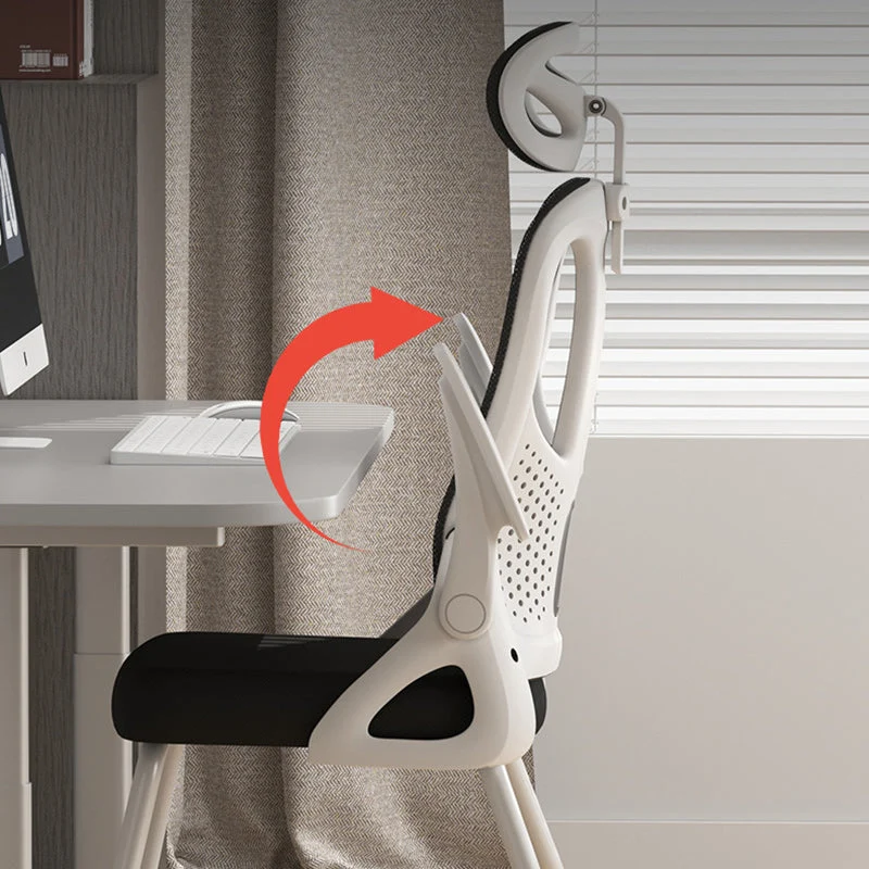 Modern Simplicity Polyester Mesh PP Sponge Latex Iron Square Desk Chair Backrest Armrest For Home Office