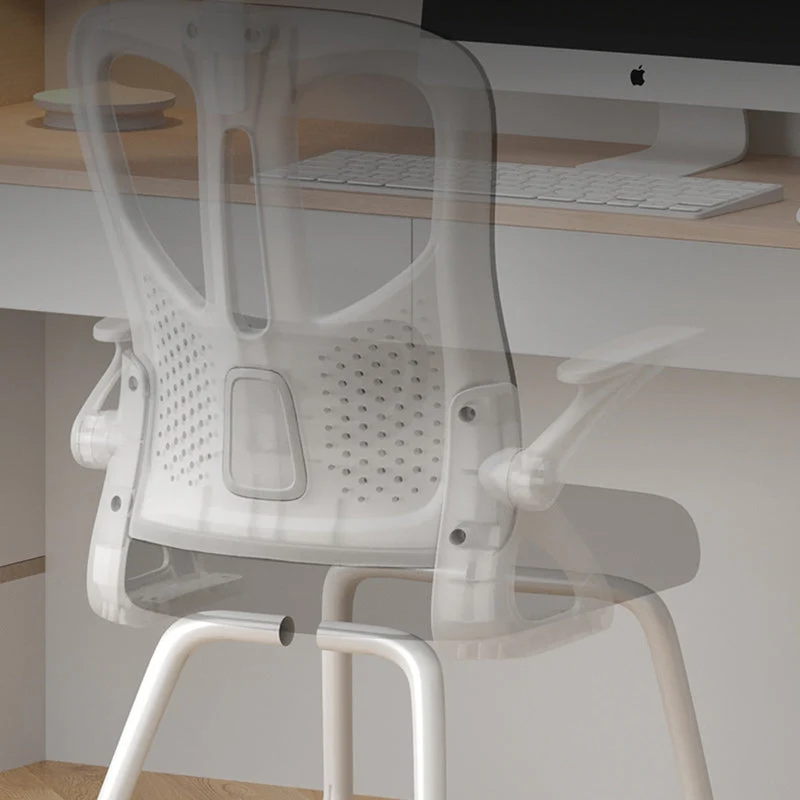Modern Simplicity Polyester Mesh PP Sponge Latex Iron Square Desk Chair Backrest Armrest For Home Office